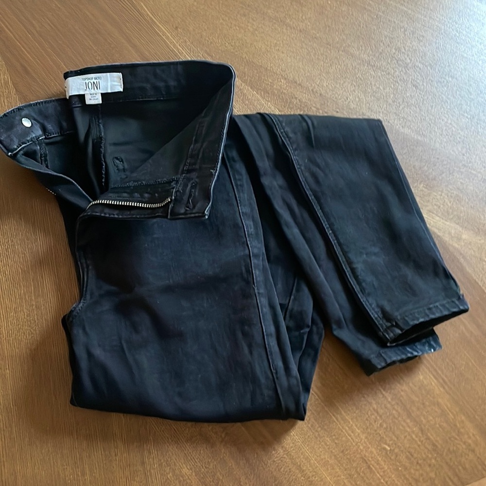 Joni Topshop high rise skinny denim jeans.